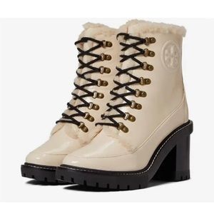 Tory Burch Miller Boot Sherpa Trim